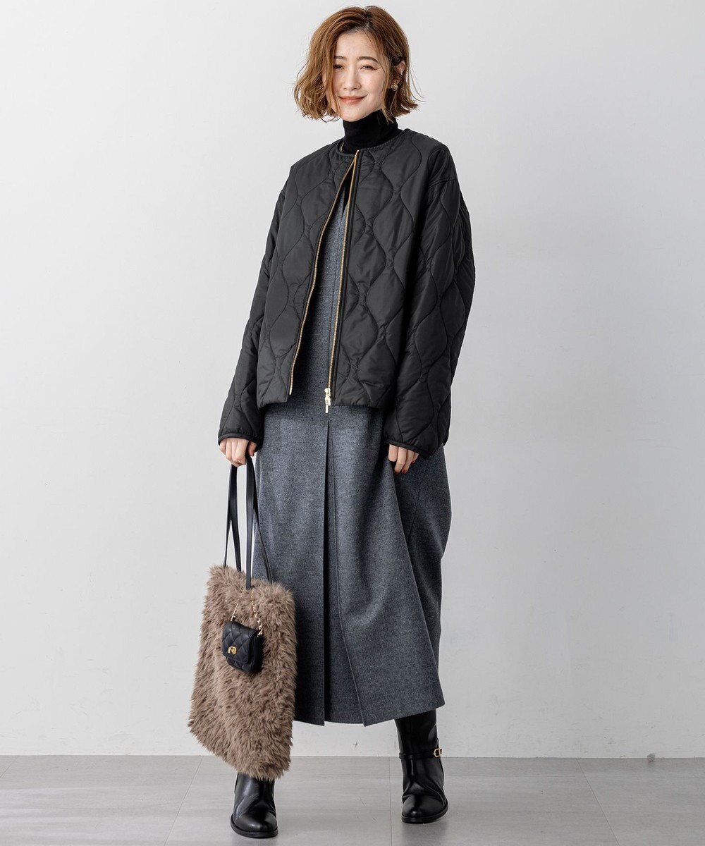 23区 中綿パディング コンパクト アウター 