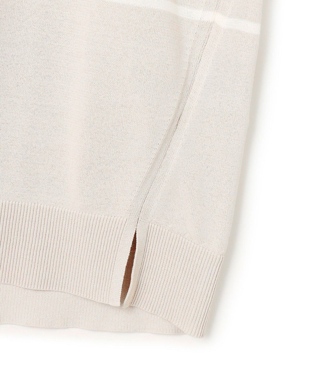 23区 L 【先行予約】コットンポリエステルストレッチ オーバーサイズ ニット 