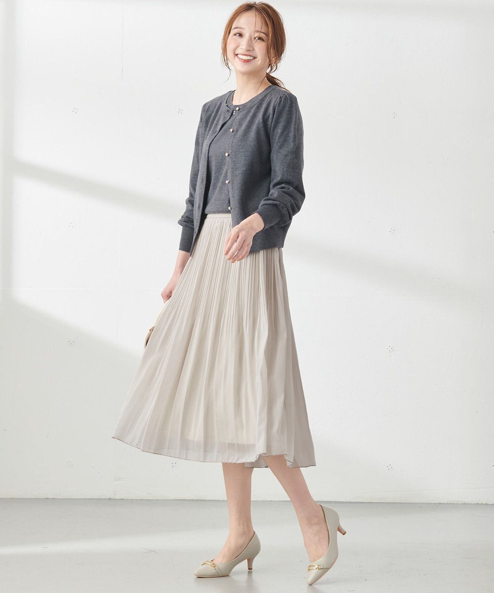 ANY SIS シャイニープリーツ スカート 