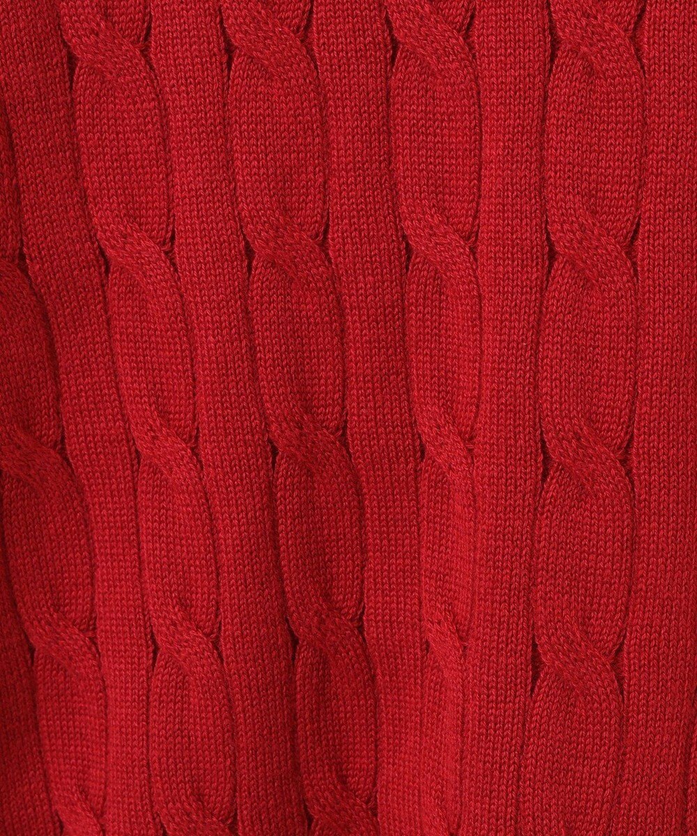 AMERICAN HOLIC ケーブル５分袖ニットプルオーバー 