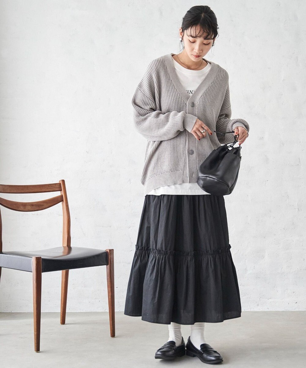 WEGO オーバーフィットカーディガン 