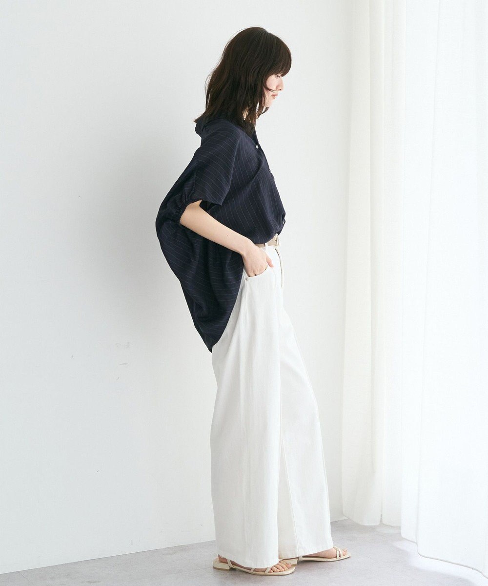 YECCA VECCA 【セットアップ可能】ストライプ柄シャツ 