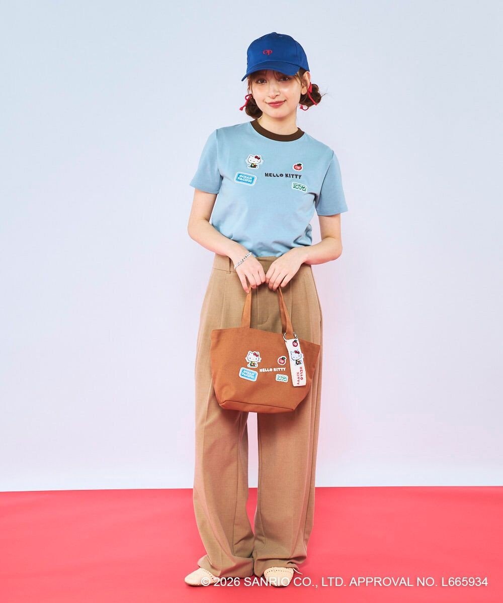 OP／FILA 【Ocean Pacific×ハローキティ】キャンバスミニトートバッグ 