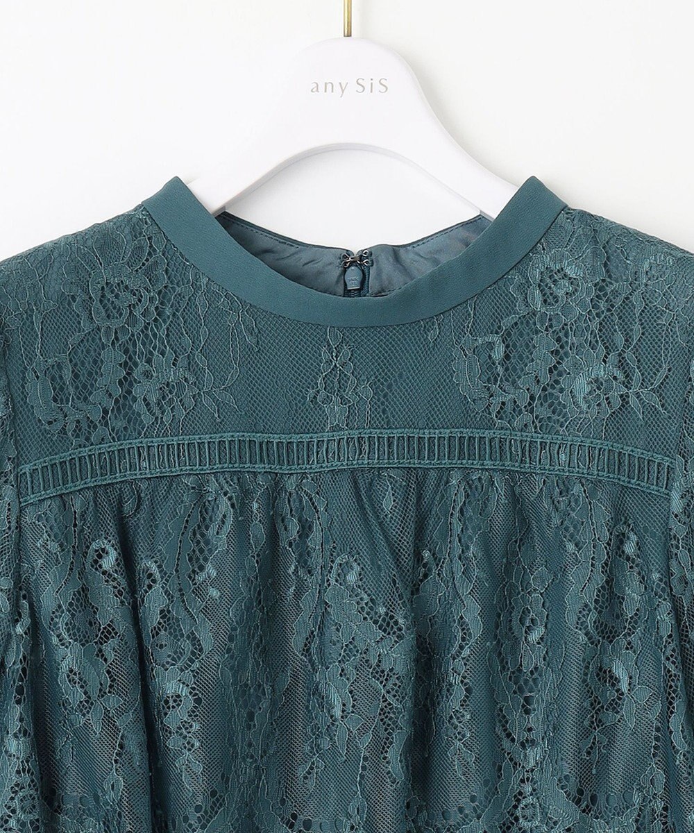 ANY SIS 【洗える】レーシーケープ ドレス 