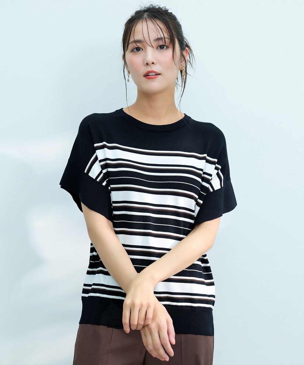 ANY SIS 【and GIRL掲載/アイスタッチ】フレンチスリーブ ニット 