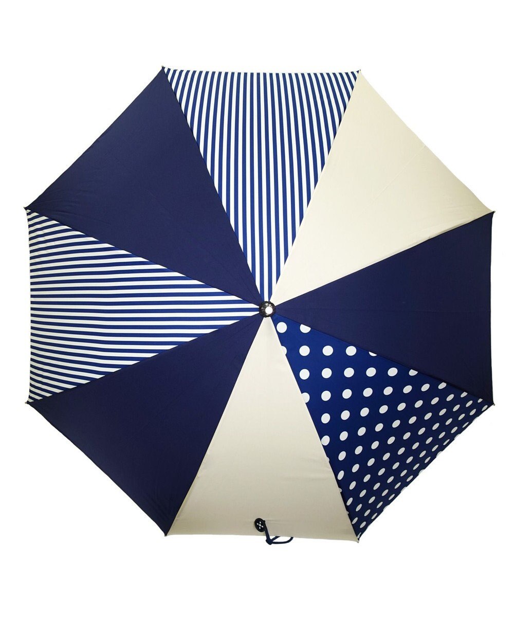 +RING レディース向け プラスリング 長傘 60cm NVY T1374 