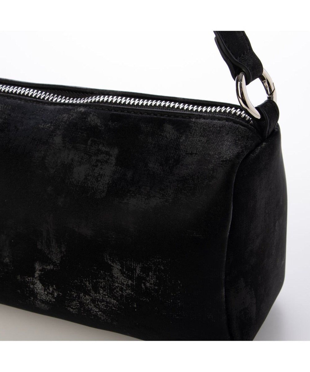 UNBILLION カシュカシュ cachecache / シルクサテン風合皮筒形ショルダー 