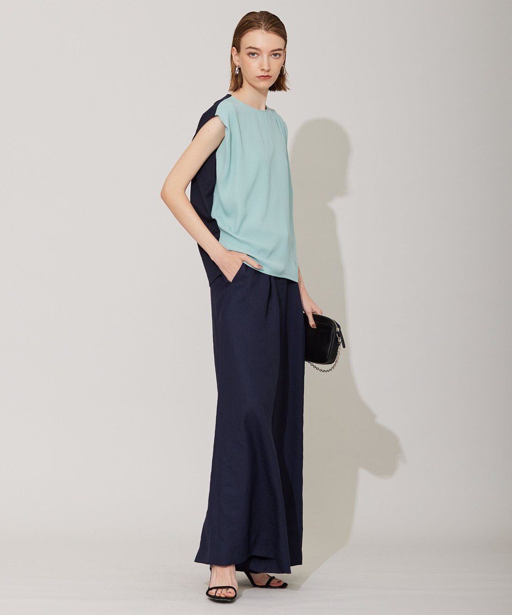 ICB 【WEB限定カラーあり・洗える】 プリントコンビ カットソー 