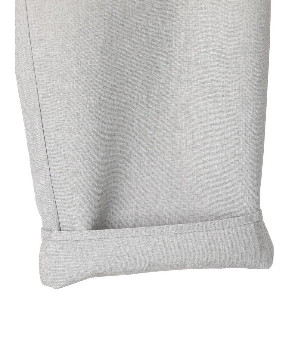 Green Parks 麻調ストレートパンツ 