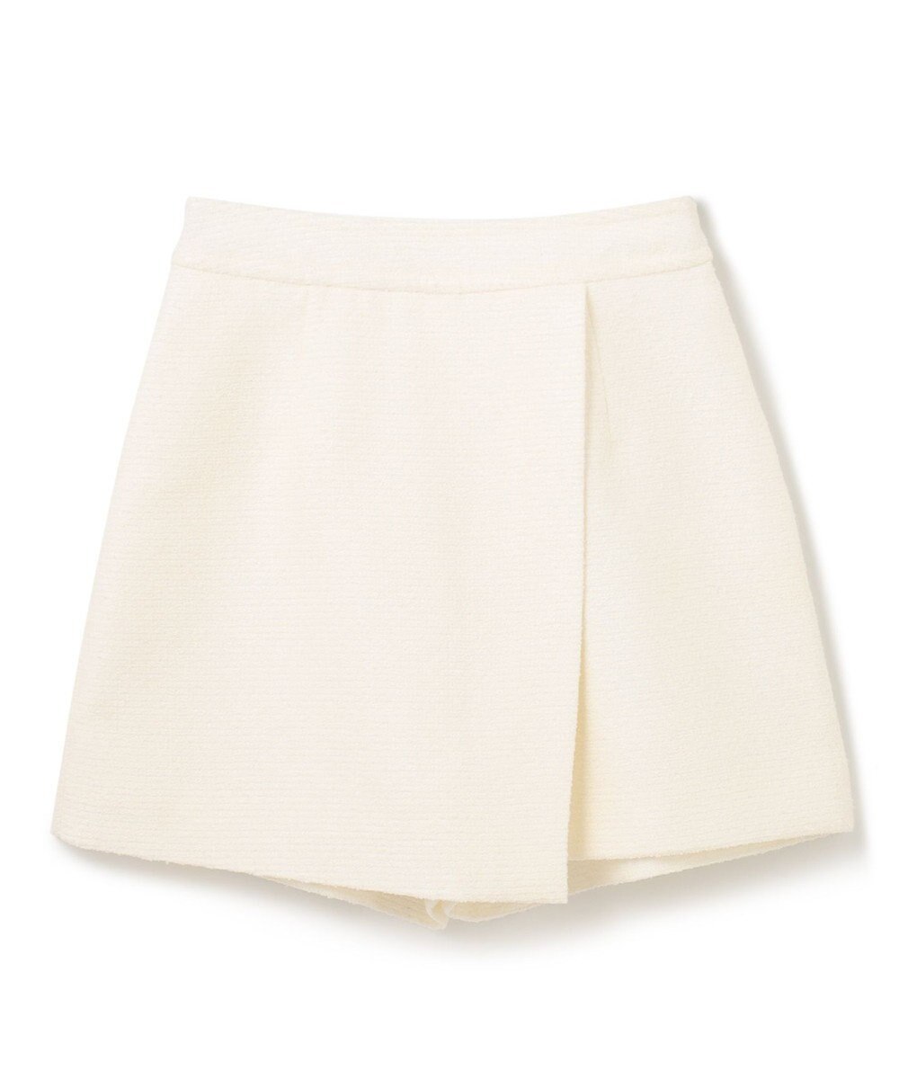 GRACE CONTINENTAL ツイードラップショートパンツ 