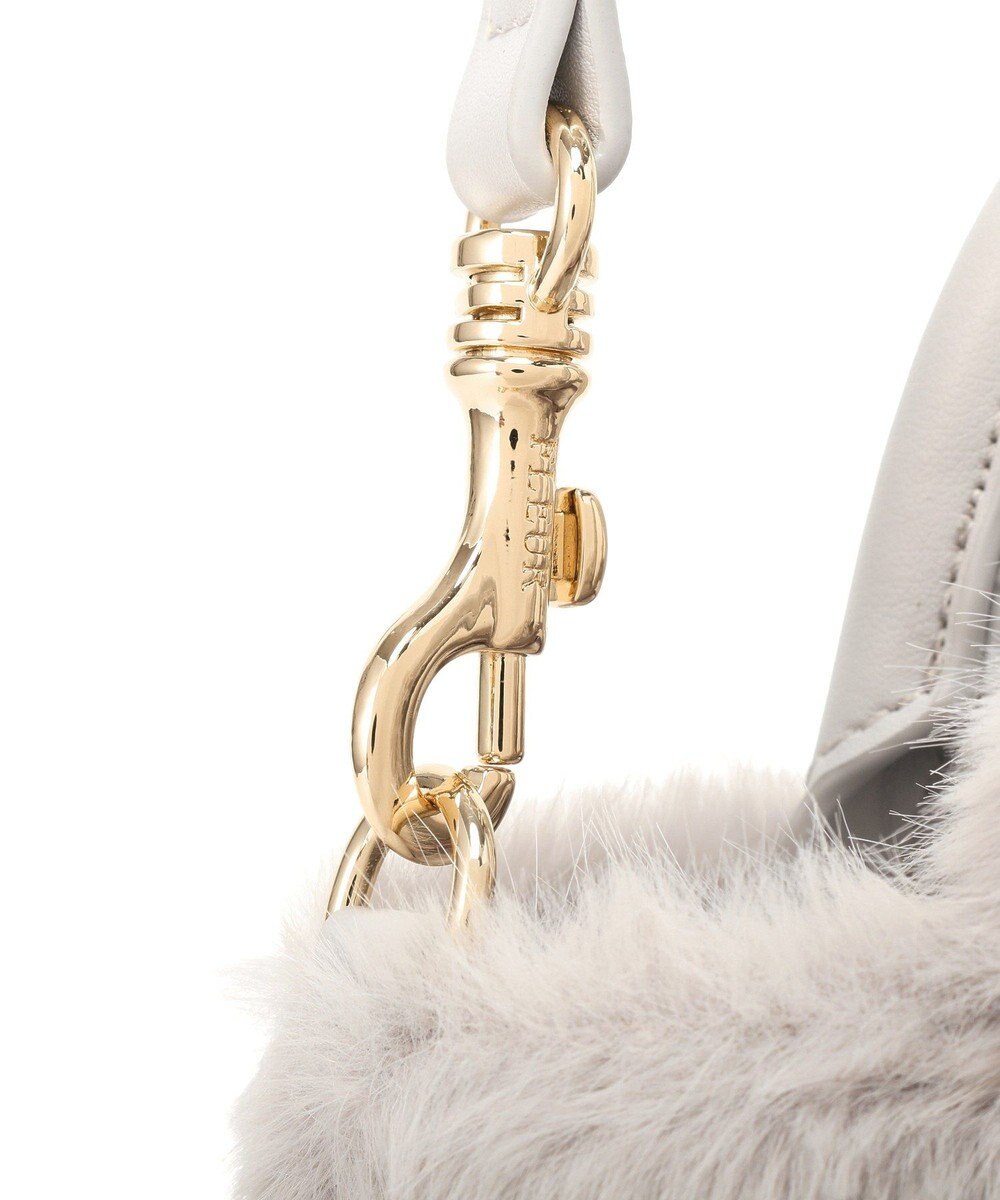 Maison de FLEUR ねこフェイクファーバッグ 