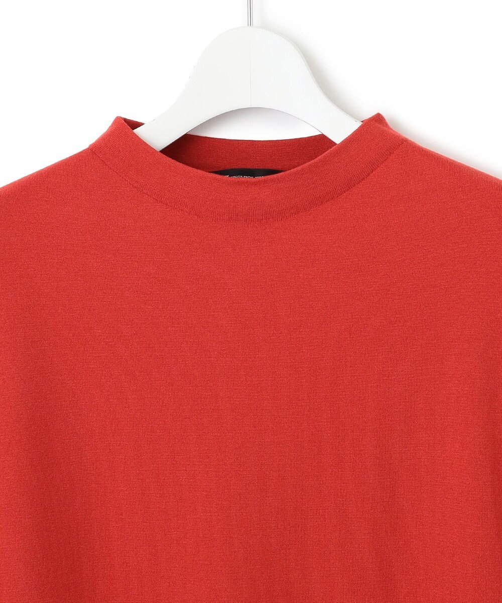 23区 L 【洗える/アンサンブル対応】ヴィスコースストレッチ 半袖 ニット 