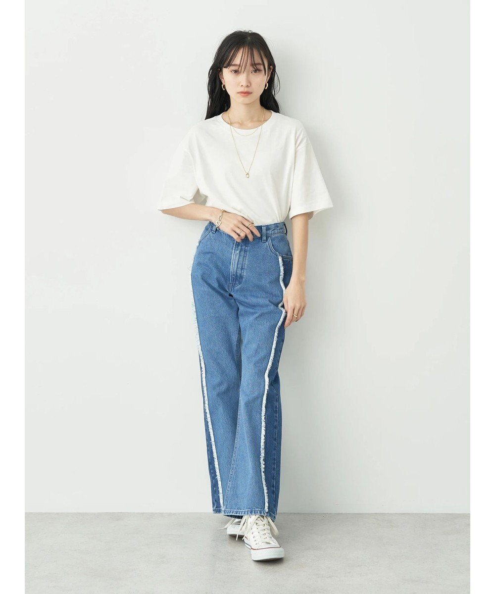 earth music&ecology ＢＯＸシルエットＴ（汗じみ防止） 