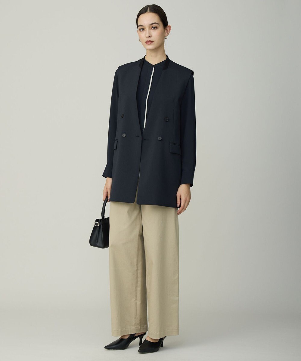 ICB L 【先行予約】 ハイツイストダブルクロス ノーカラージレ 