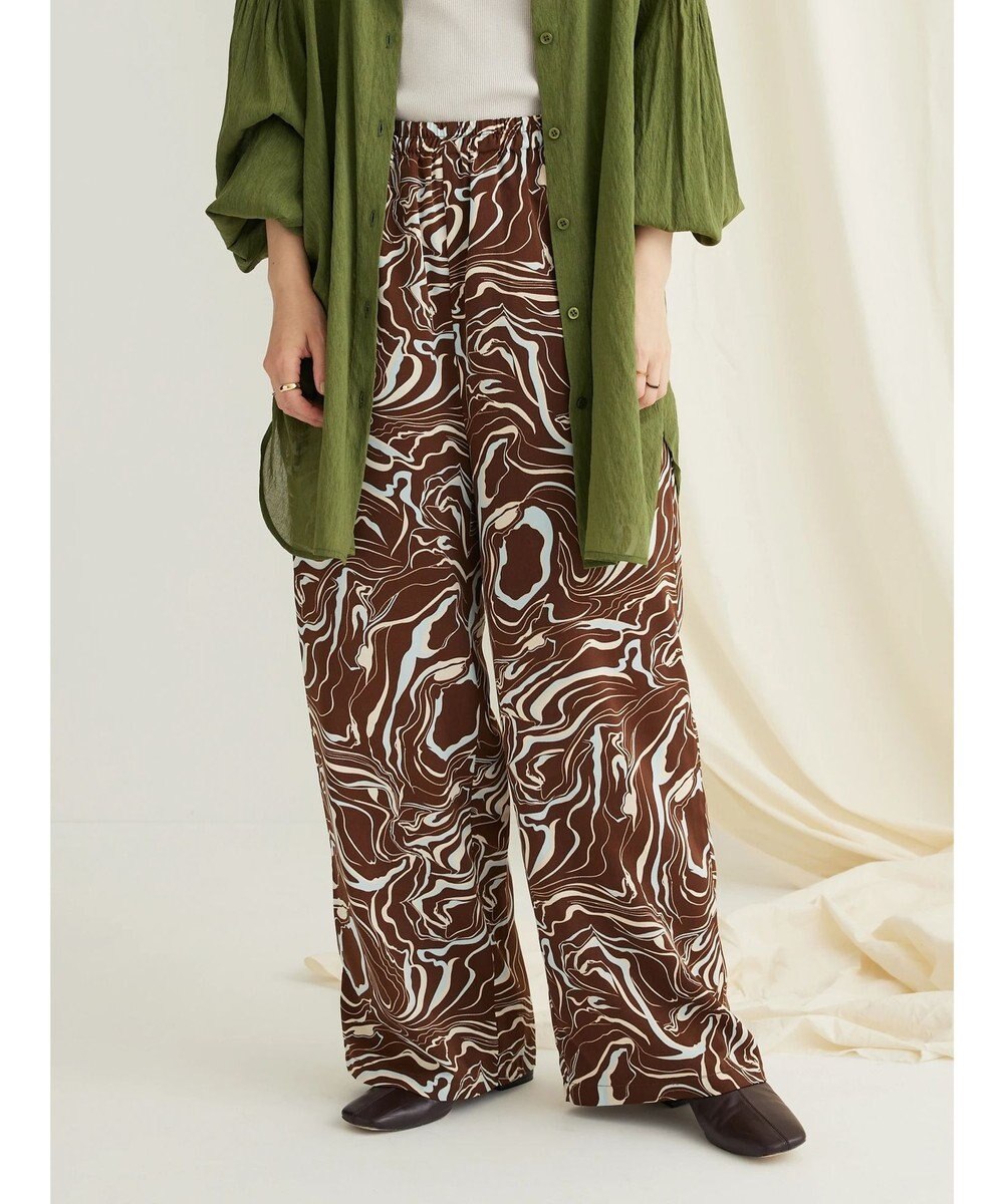 CRAFT STANDARD BOUTIQUE アソートプリント　柄イージーパンツ 