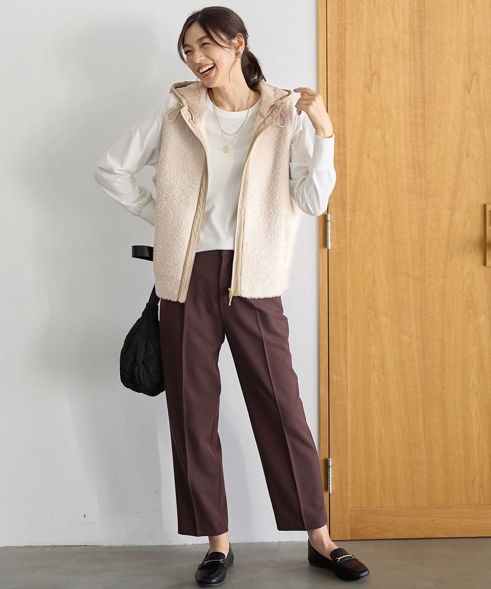 ANY L 【手洗い可】キルトコンビベスト 