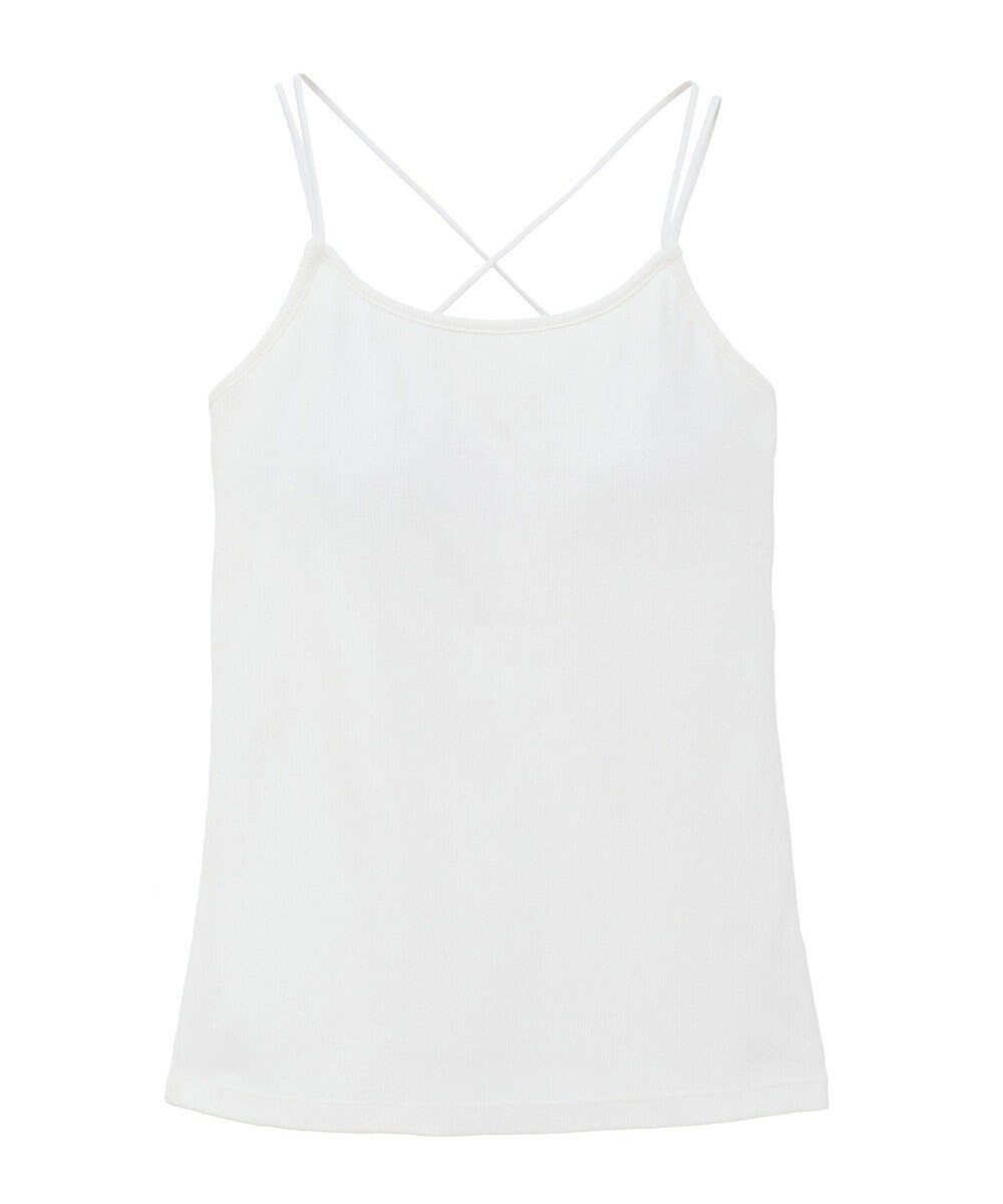 earth music&ecology クロスストラップカップ付キャミソール 