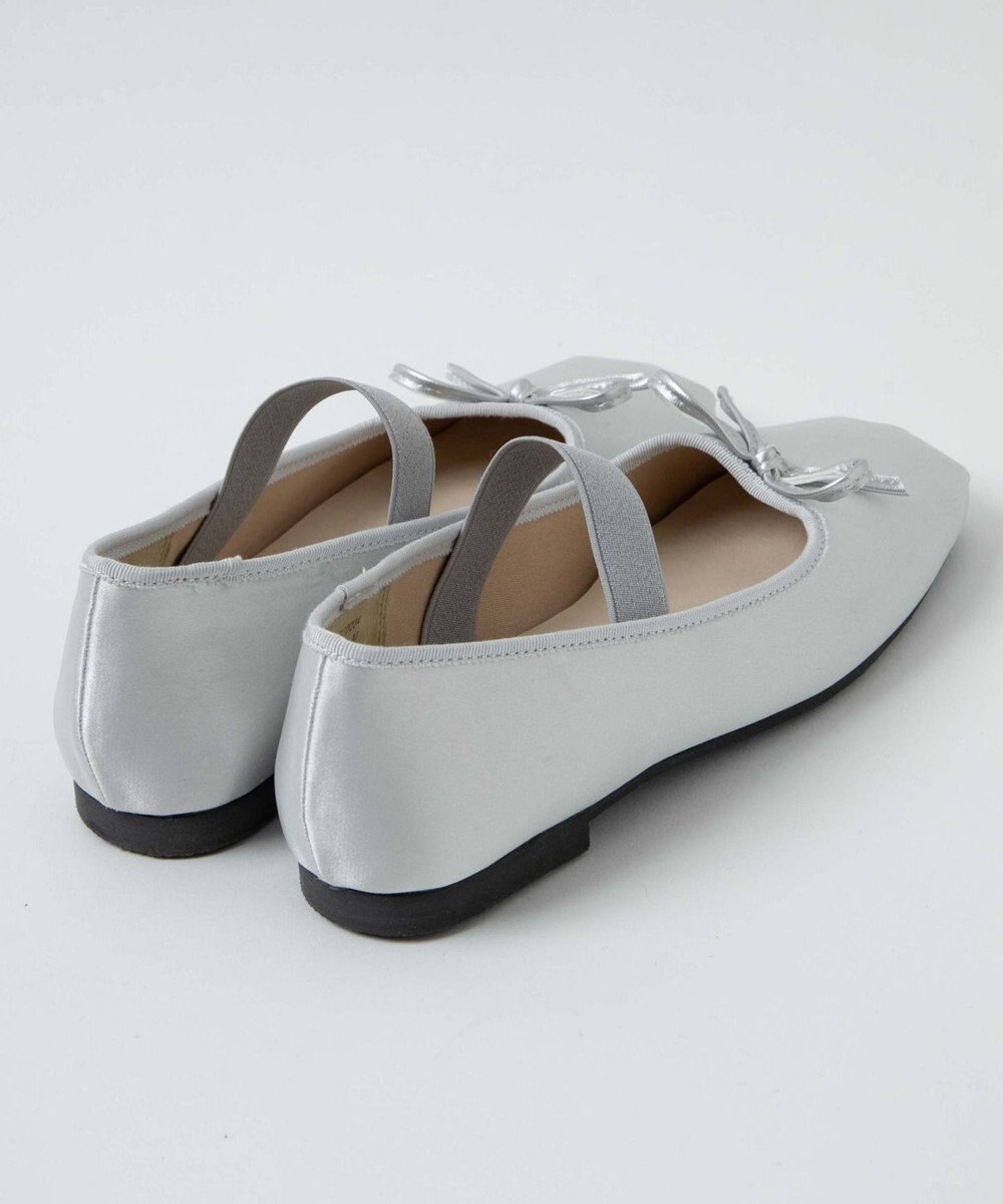 WEGO ベルト付きスクエアバレエシューズ 