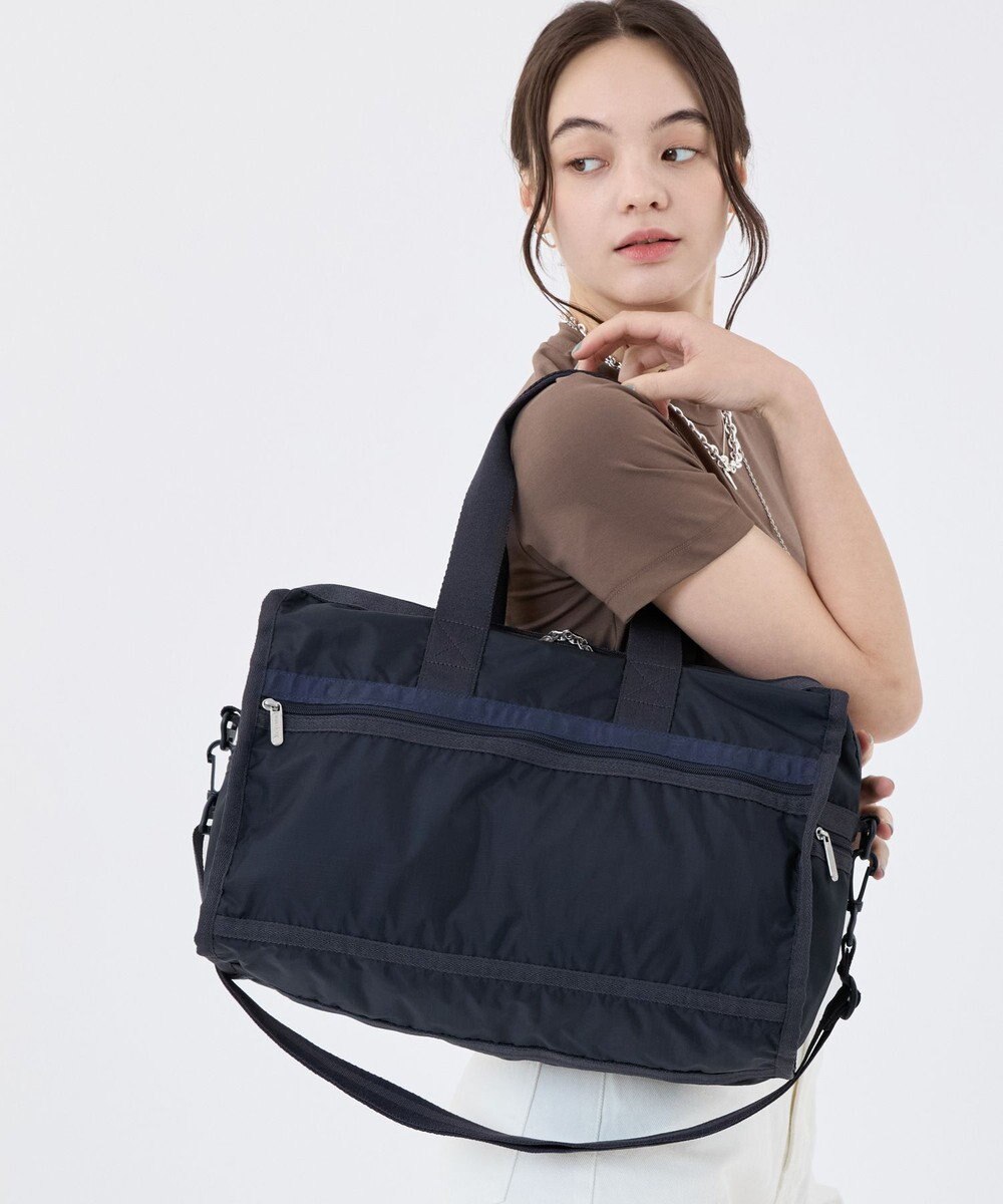 LeSportsac DELUXE MED WEEKENDER/ディープシーブルー 