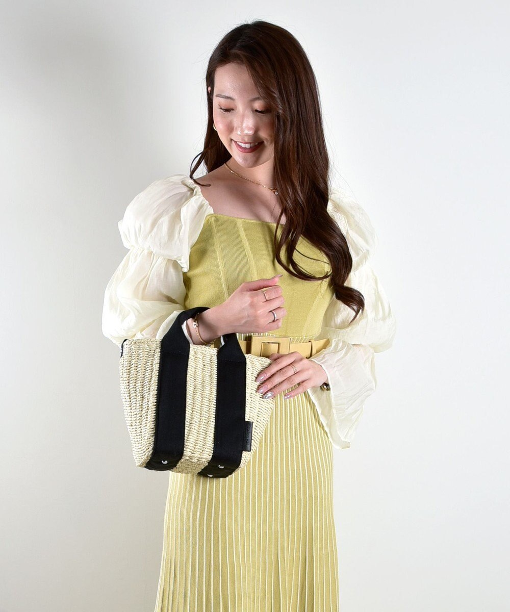 LA BAGAGERIE 【maison vert】【ペーパー素材使用】2WAYかごバッグ 