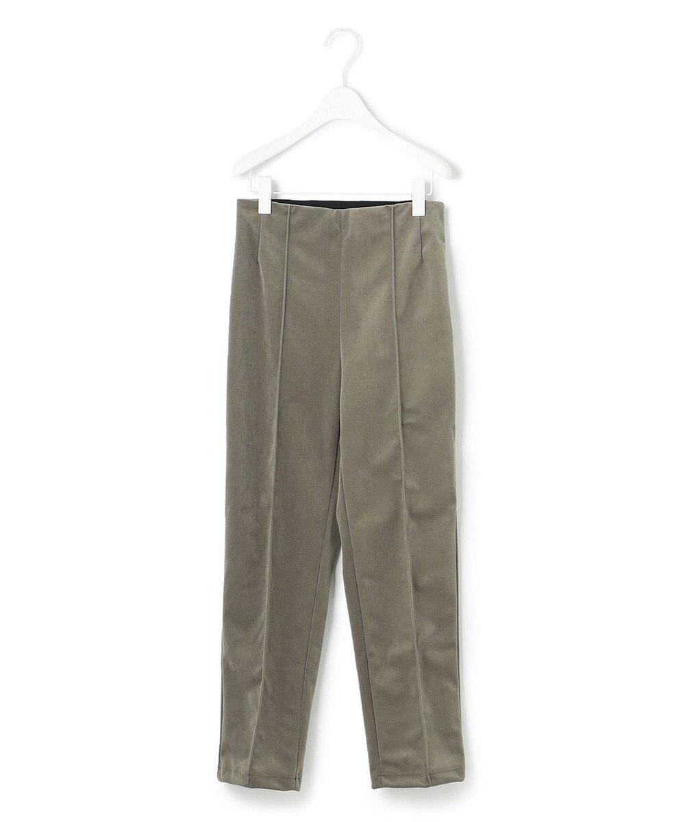 ICB 【洗える】 コーデュロイ テーパードパンツ 