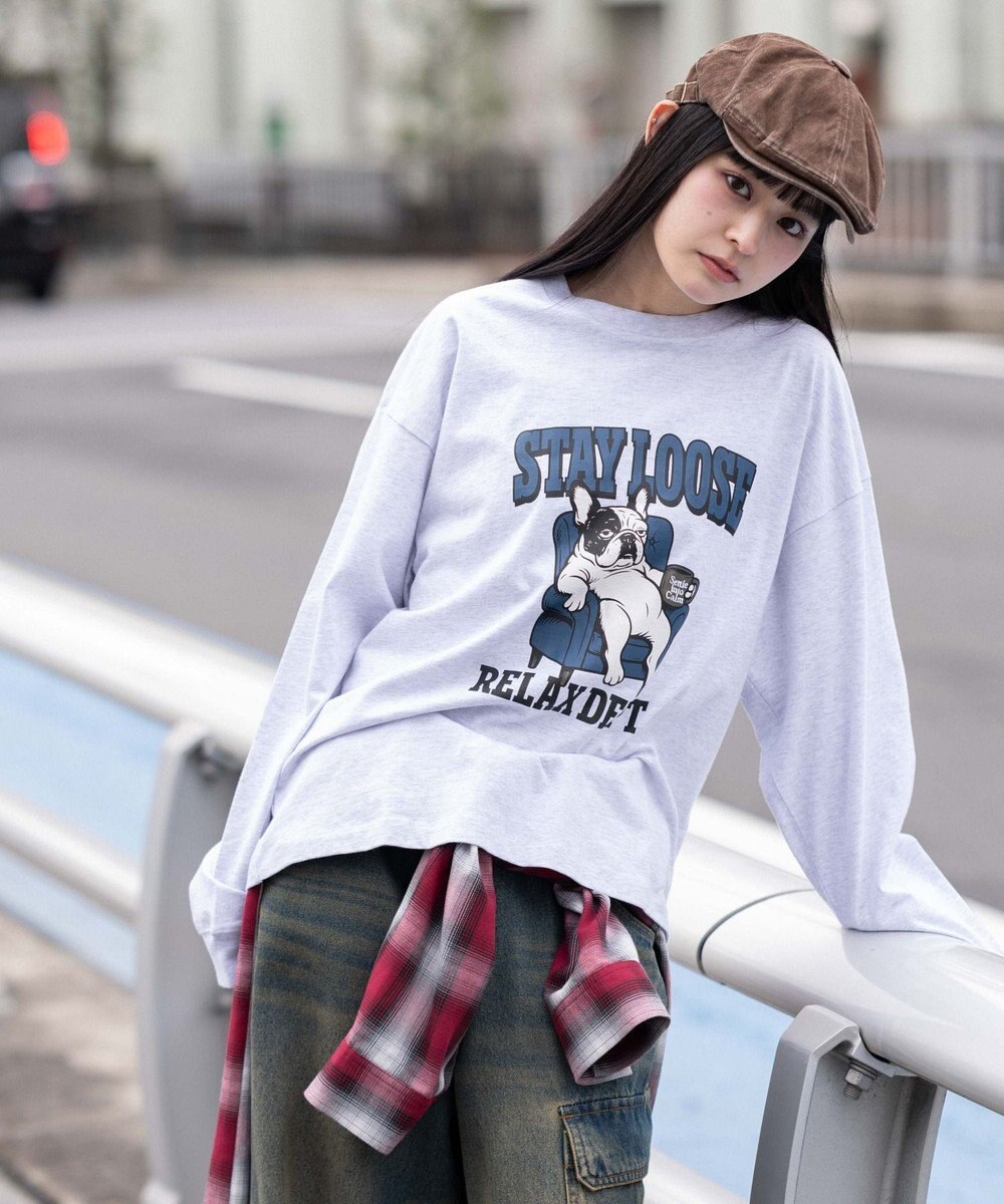 WEGO 【ユニセックス着用ITEM】グラフィックBIG　T（長袖） 