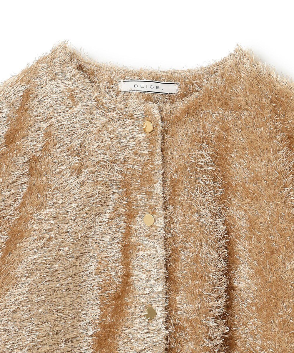 BEIGE， 【GISELe 4月号掲載】KOCHIA / ファージャカードクルーネックブラウス 