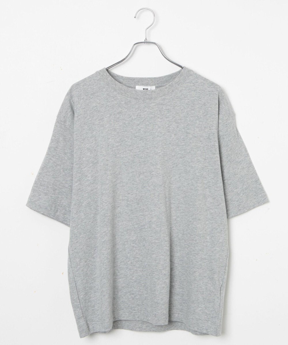 WEGO 【ユニセックス着用ITEM/綿100%/XSSMLサイズ展開】リラックスフィットコットンT 