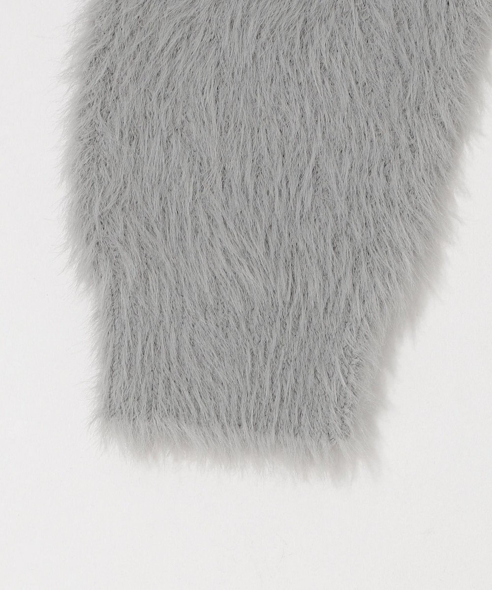 WEGO ロゴシャギーショートニット 