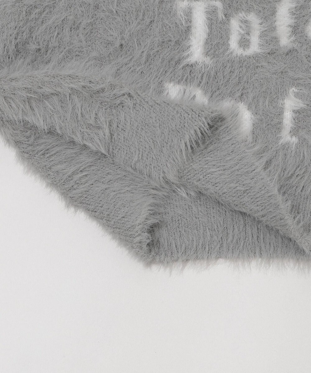 WEGO ロゴシャギーショートニット 