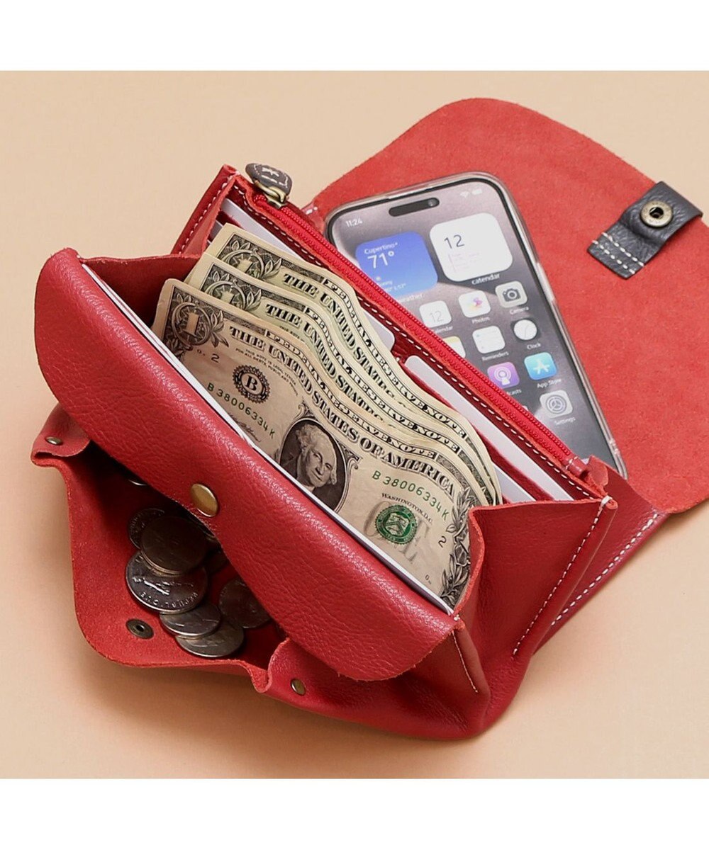 UNBILLION アトランタ ATLANTA / 牛革かぶせ長財布 