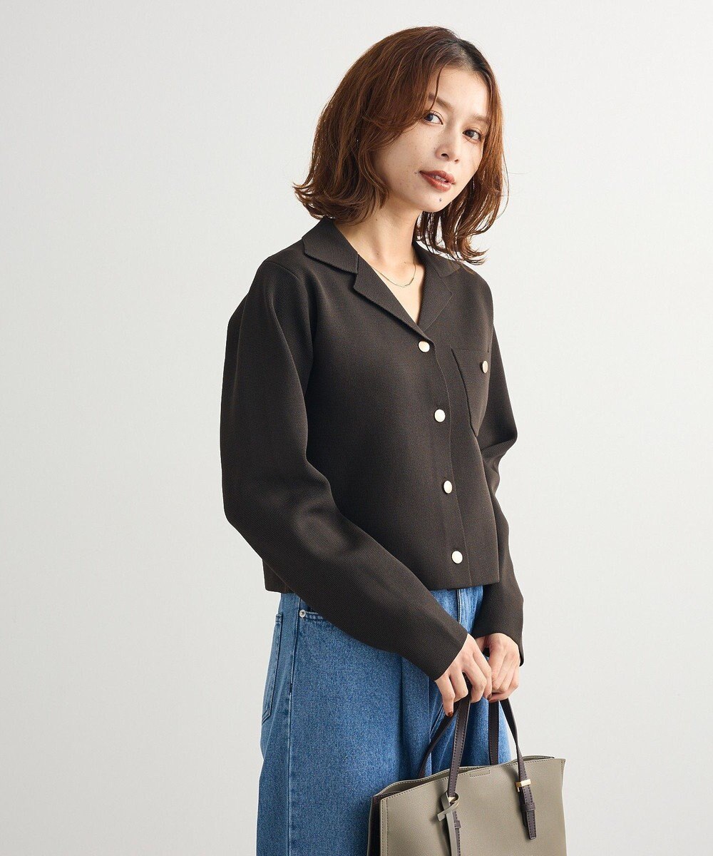 Green Parks ・ｓｗｉｎｇ　ｂｙ　ニット開襟カーディガン 