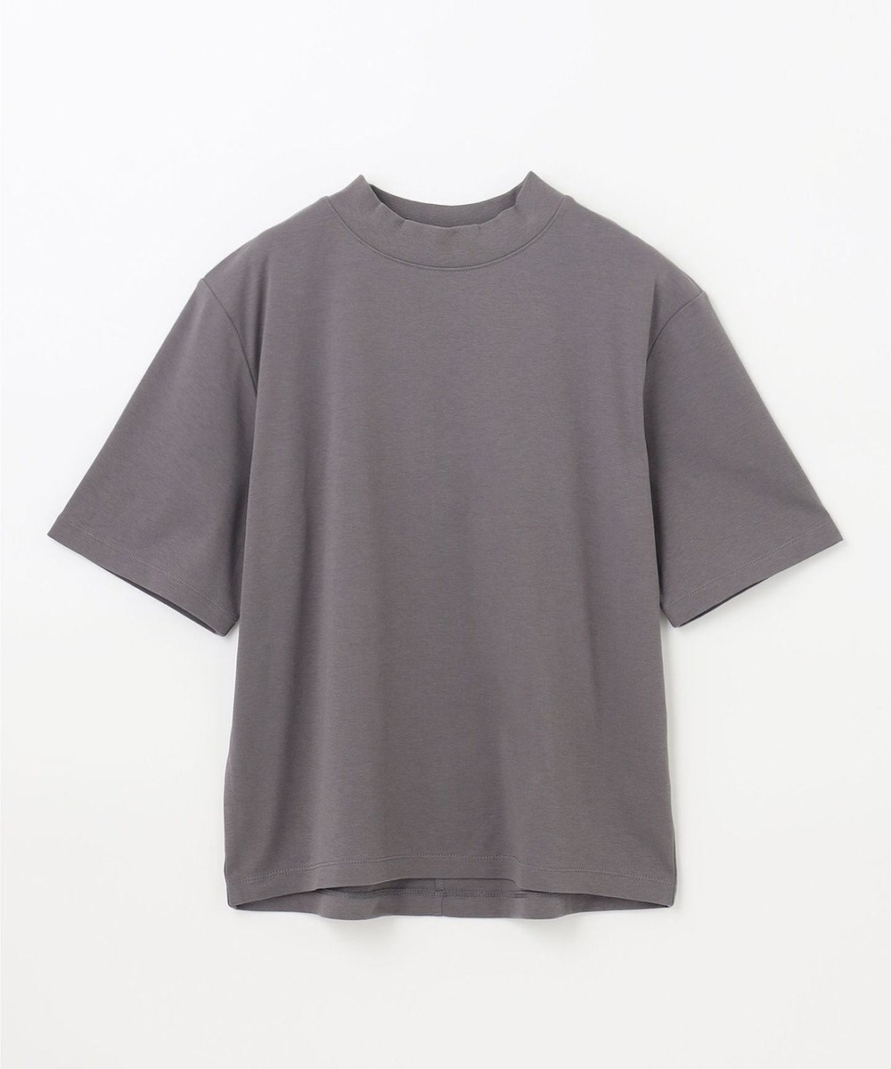 ANY 【UVケア】ビューティーベーシックモックネック半袖プルオーバー 