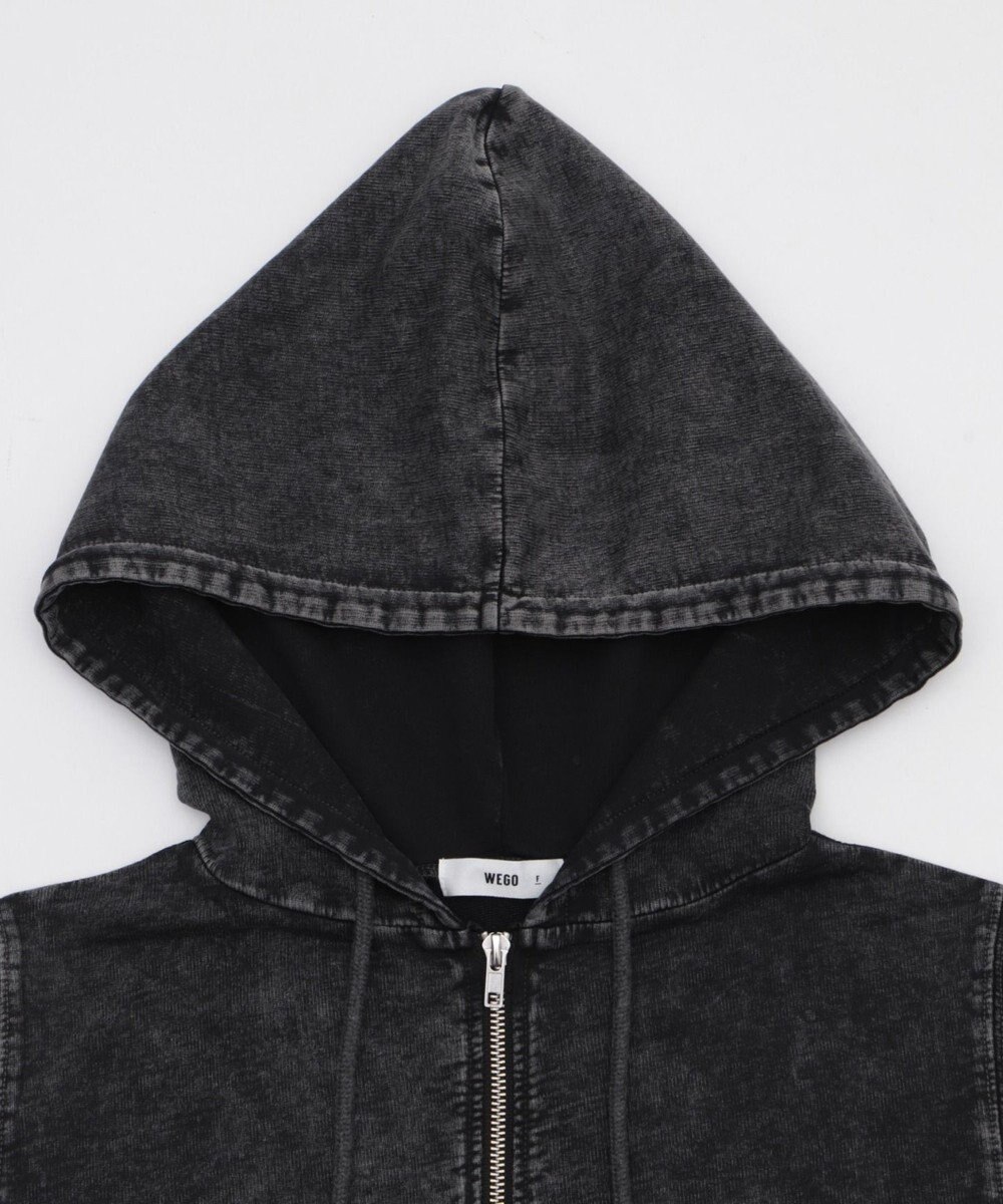 WEGO 半袖ショートパーカー 