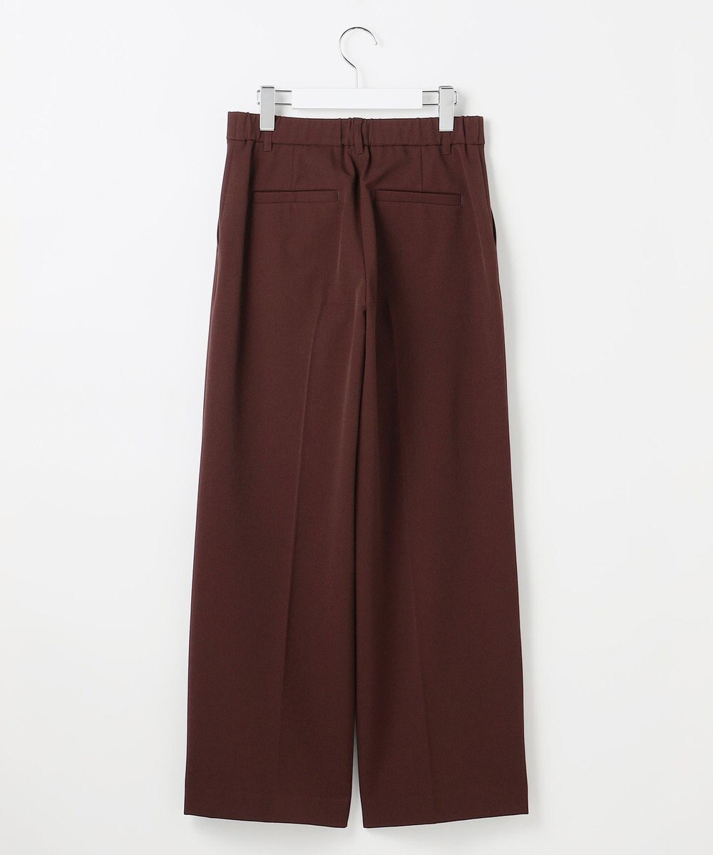 自由区 L 【19号サイズまで展開・カタログ掲載】TRギャバ裏起毛ワイド パンツ 