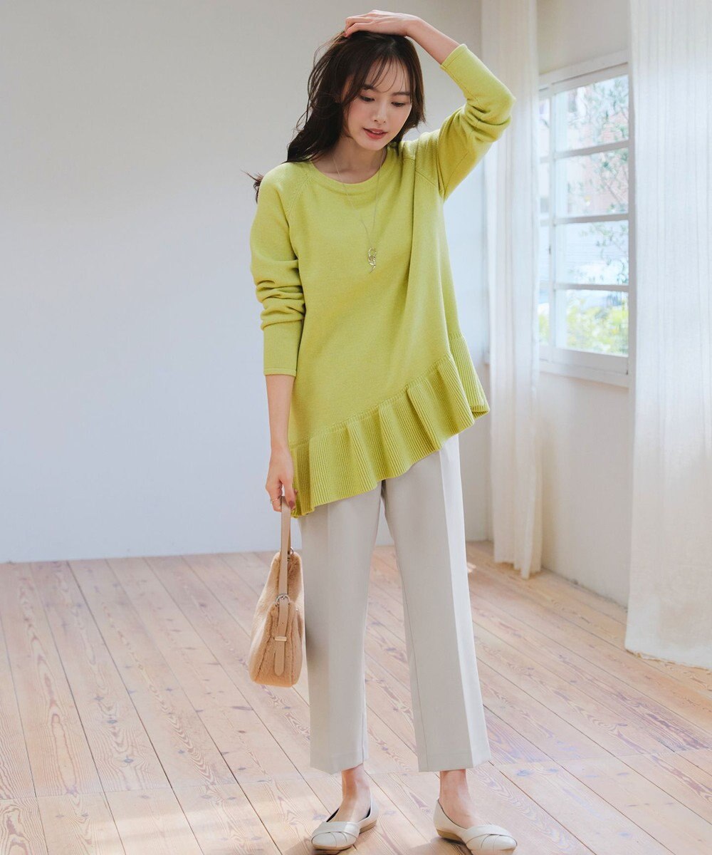 Tiaclasse 【洗える】テーパードパンツ 