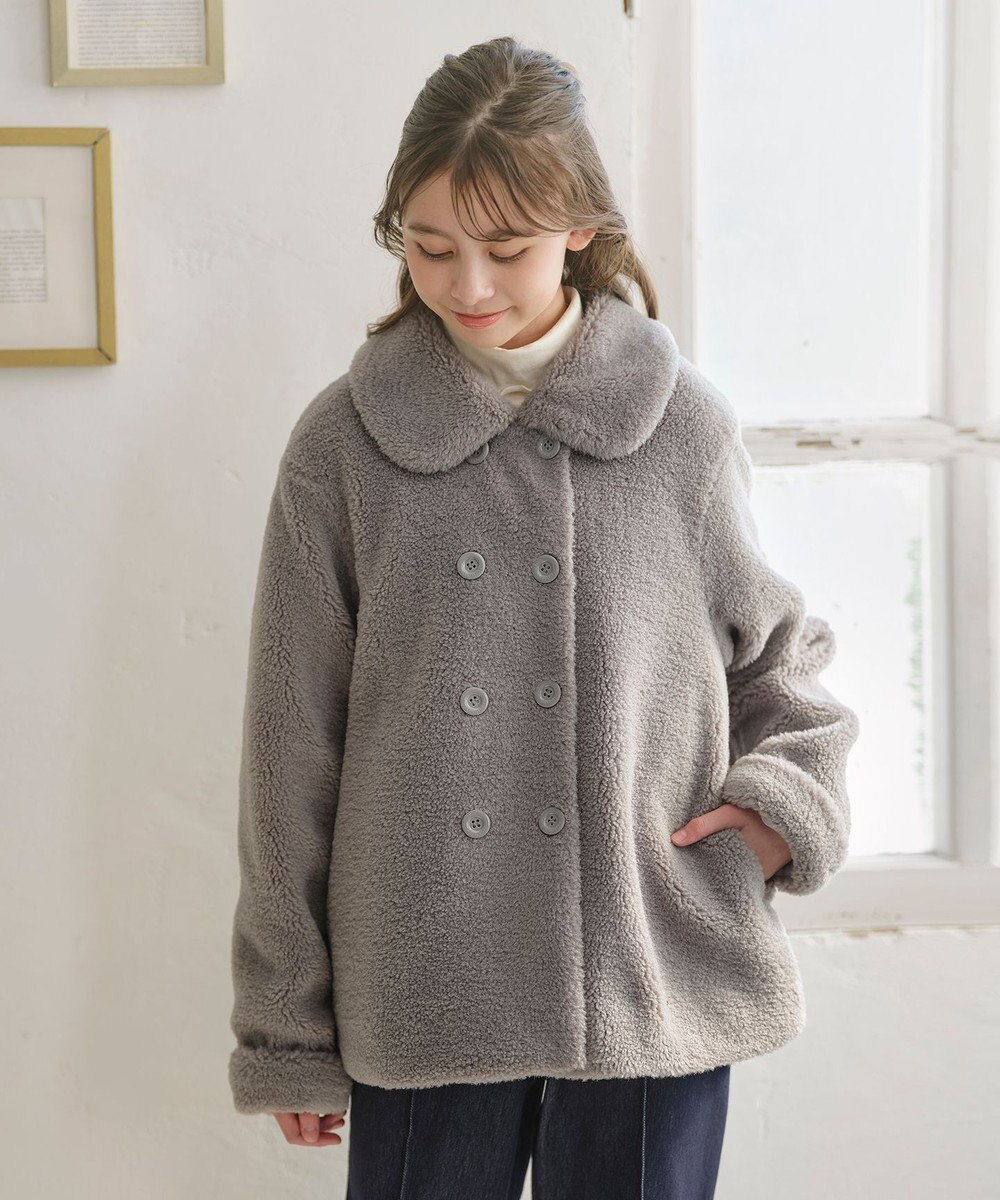 組曲 KIDS 【150-170㎝】スライバー ピーコート 