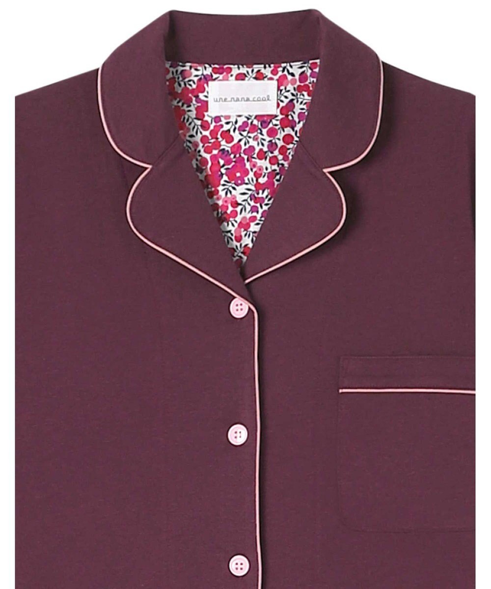 une nana cool MADE WITH LIBERTY FABRIC 綿混ソフト天竺 半袖パジャマ 