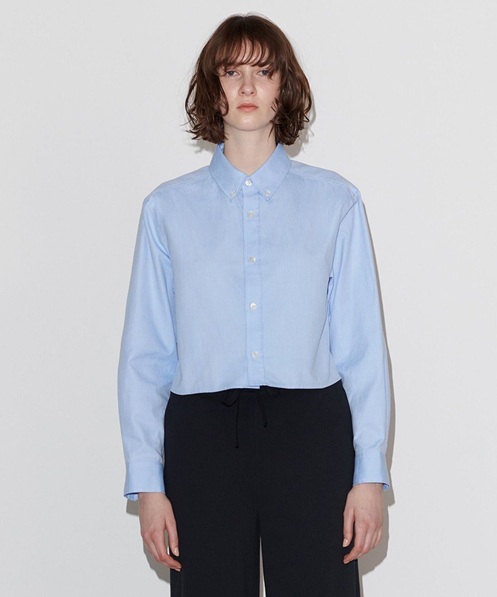 NAVE 【Nave　洗える】クロップド シャツ 