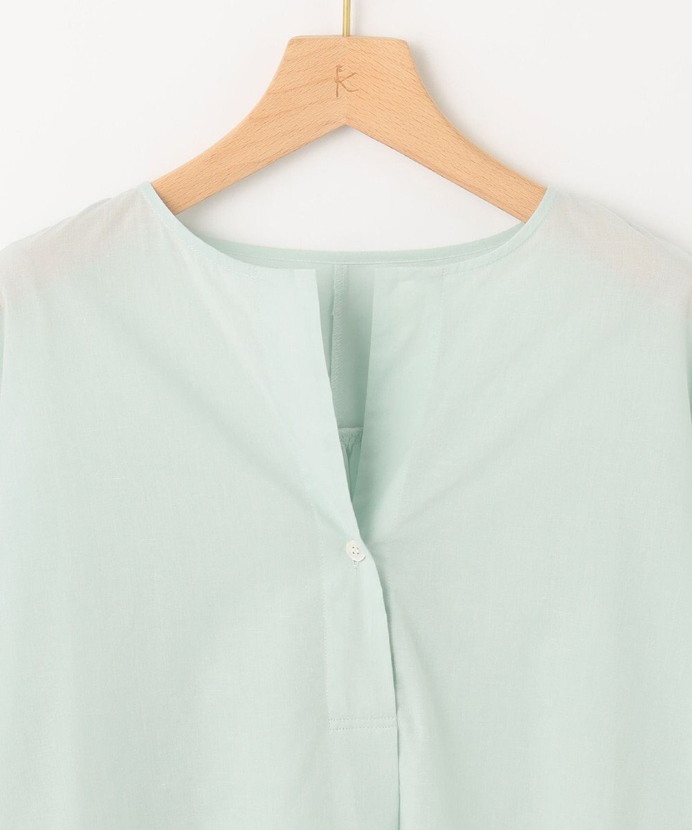 組曲 【洗える】ナチュラルローンスキッパー ブラウス 