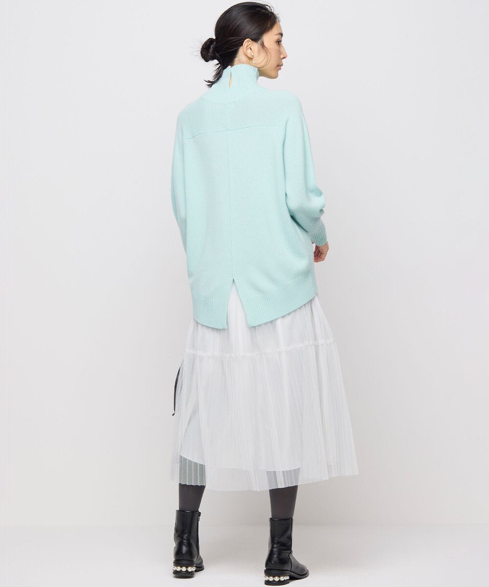 組曲 L ラメチュールプリーツ スカート 