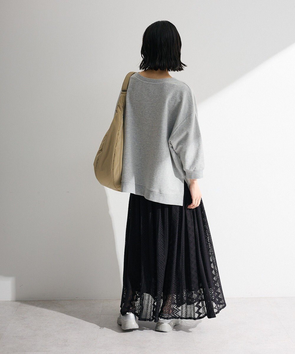 Green Parks 七分袖ロゴ裏毛プルオーバー 