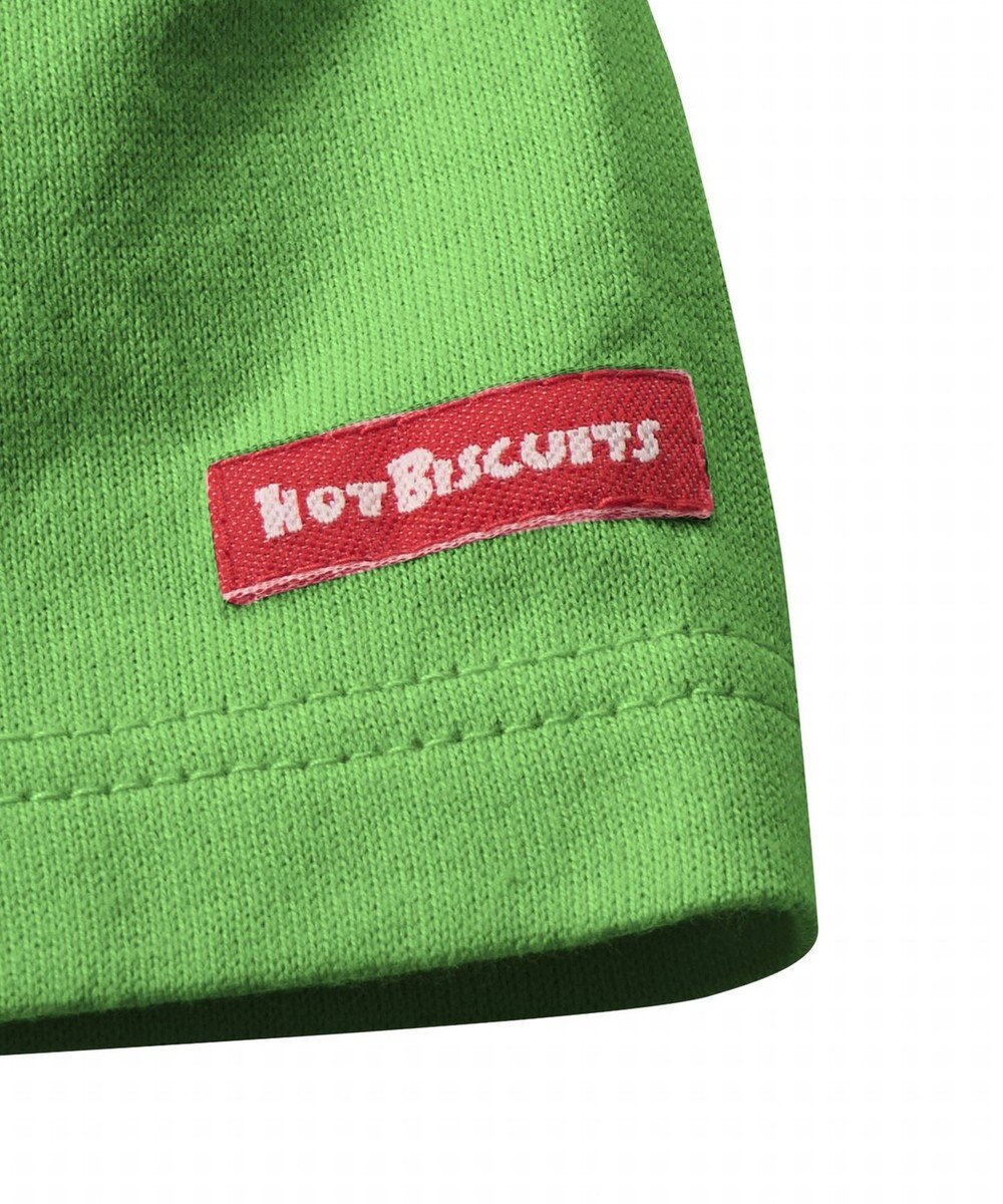 MIKI HOUSE HOT BISCUITS 【70-120cm】【Everyday Series】ワンポイント 半袖Tシャツ 