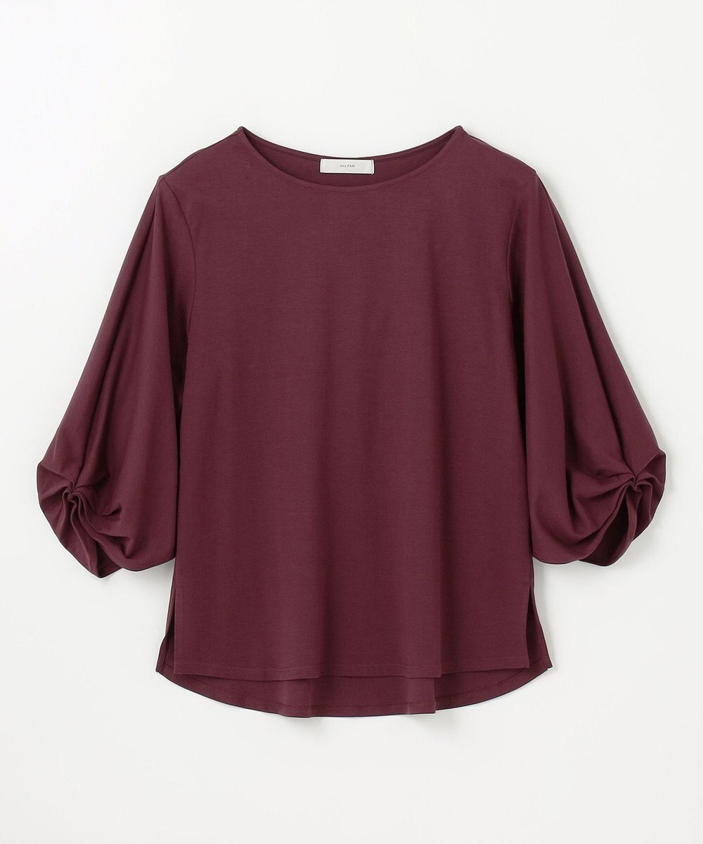 ANY L 【洗濯機可】シルケットスムースタックスリーブプルオーバー 