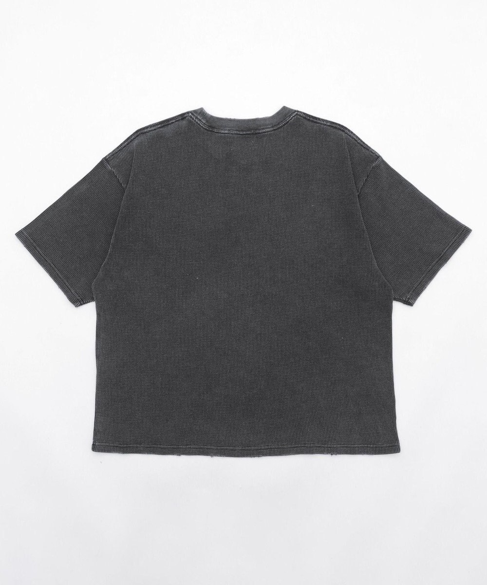 WEGO 【ユニセックス着用ITEM/MLサイズ展開】ブリーチワッフルダメージグラフィックT（SS） 
