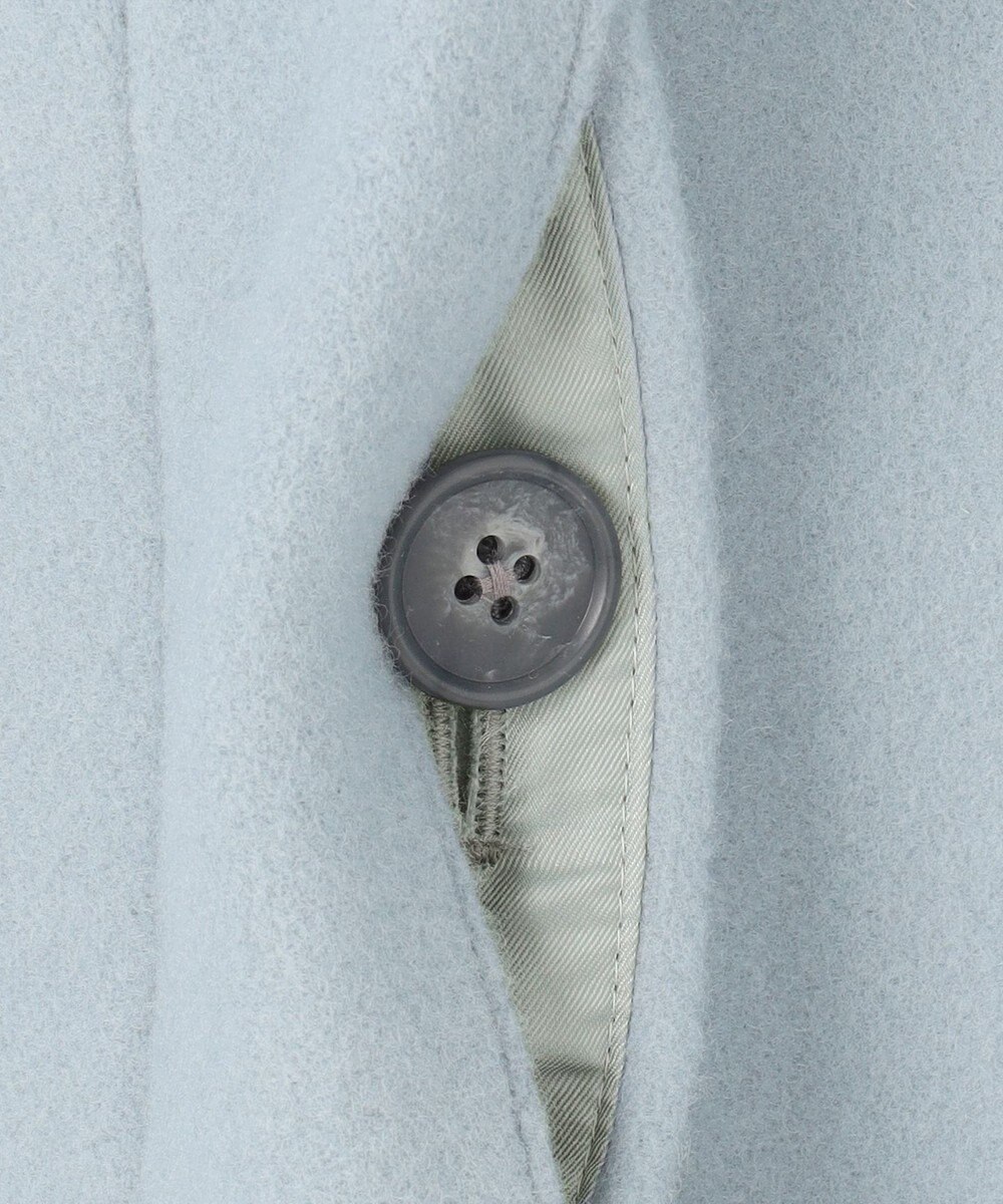 J.PRESS LADIES L ショートビーバー フーデット コート 