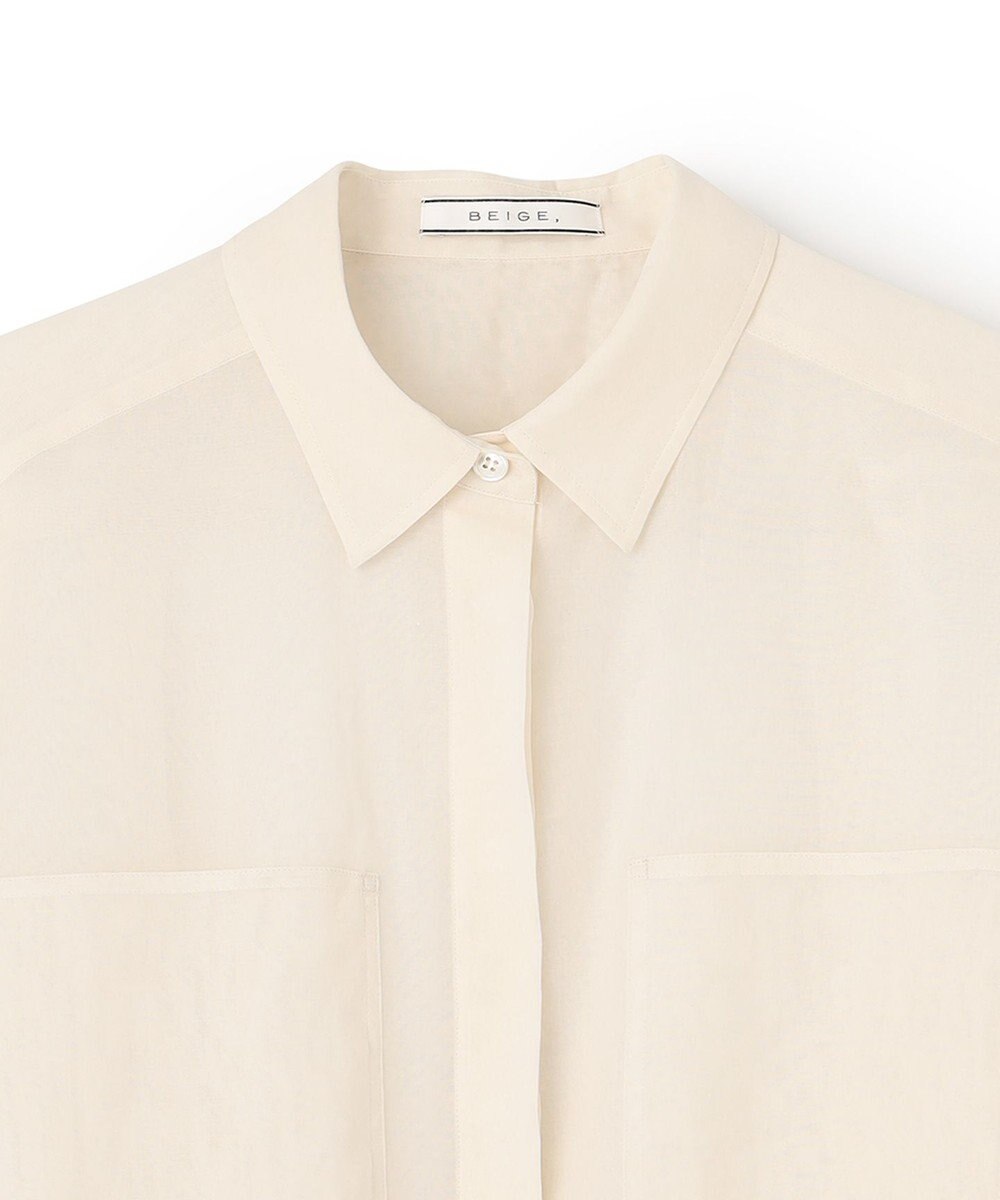 BEIGE， MAPLE / ボクシーブラウス 