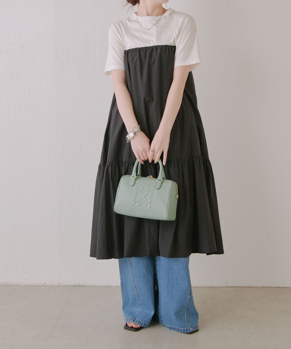 russet 《composition》レザー2WAYミニボストンバッグ(CE-1684) 