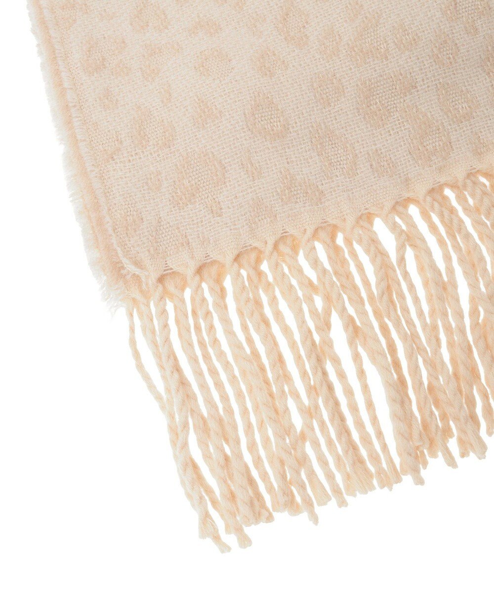 Green Parks レオパードジャガードストール 