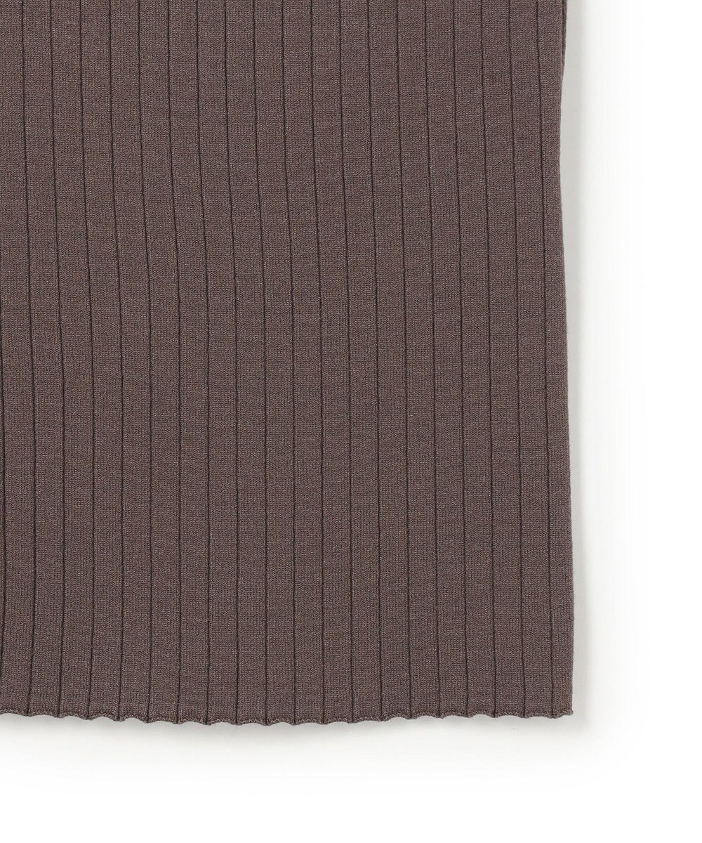 23区 【先行予約】ワイドリブ ポロニット カーディガン 